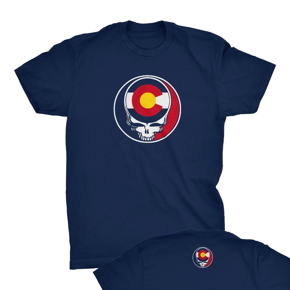 Colorado State Flag Grateful Dead and Company Boulder Folsom Field T-shirt